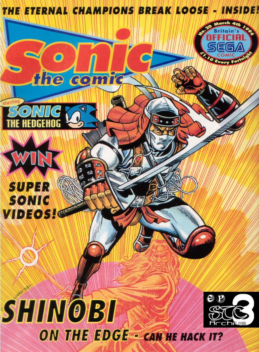 Sonic - The Comic Issue No. 020 Comic cover page